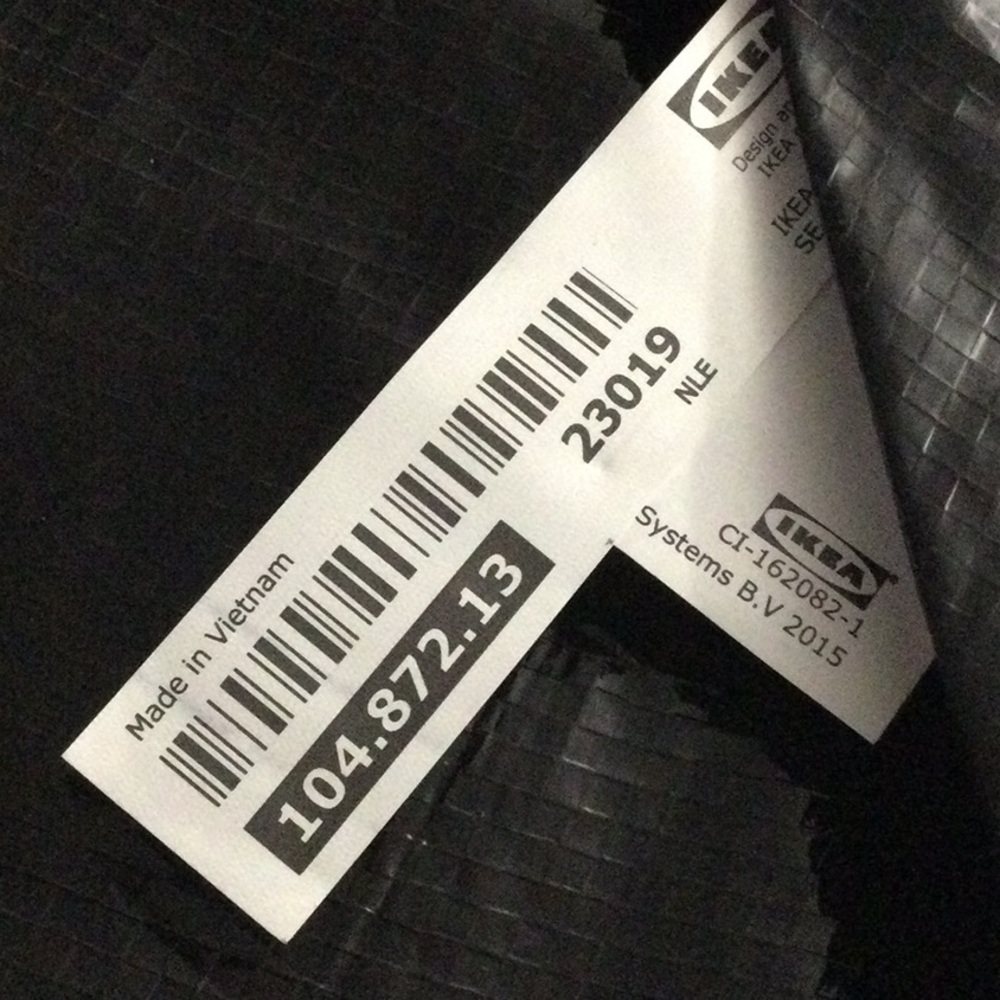 Ikea Limited Edition, BLACK, New York City Skyline NYC, Ikea MEDIUM 2 BAGS - Picture 7 of 8